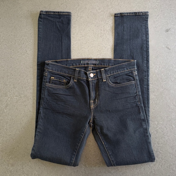 J Brand 912 Pencil Leg Skinny Jeans in Black Size 27 - Picture 3 of 11